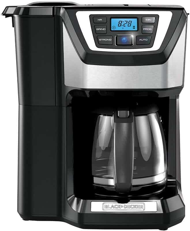 Black+decker 12-cup mill and brew coffeemaker