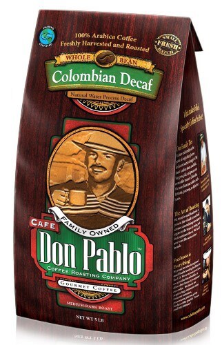 Colombian decaff cafe don pablo best french press coffee beans