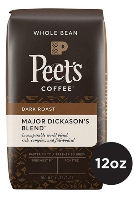 Peets coffee major dickasons blend dark roast whole bean coffee 431x640 1