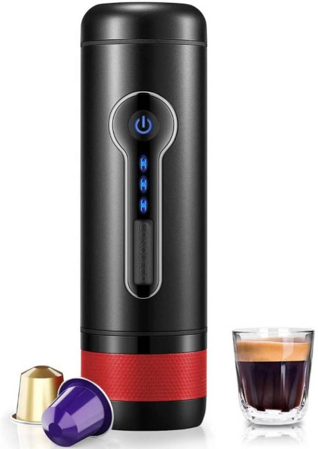 Conqueco portable espresso maker