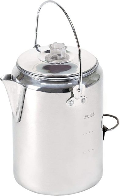 Stansport aluminum percolator coffee pot