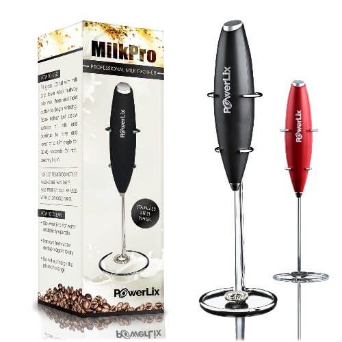 best milk frothers reviewed 6. PowerLix MilkPro Electric Milk Frother