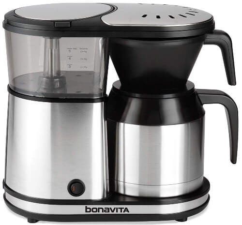 stainless steel coffee maker Bonavita BV1500TS One-Touch Coffee Maker