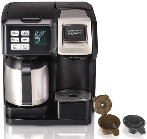 Stainless steel coffee maker carafe Hamilton Beach FlexBrew 49966