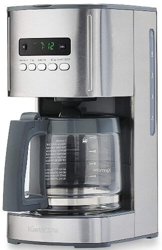Kenmore 40706 12-cup programmable aroma control coffee maker in stainless steel