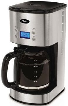 Stainless steel coffee machine oster cominhkpr95607 12-cup programmable coffee maker