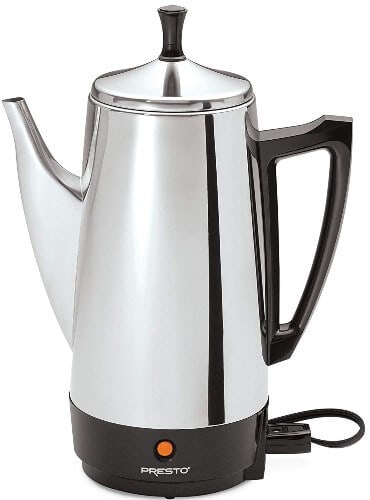 Stainless steel coffee maker presto 02811 12-cup coffee maker