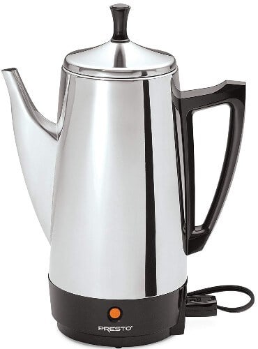 presto 02811 12 cup stainless steel coffee maker