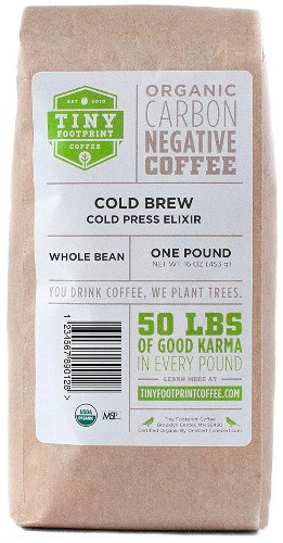 Tiny Footprint Coffee Organic Cold Brew Cold Press Elixir