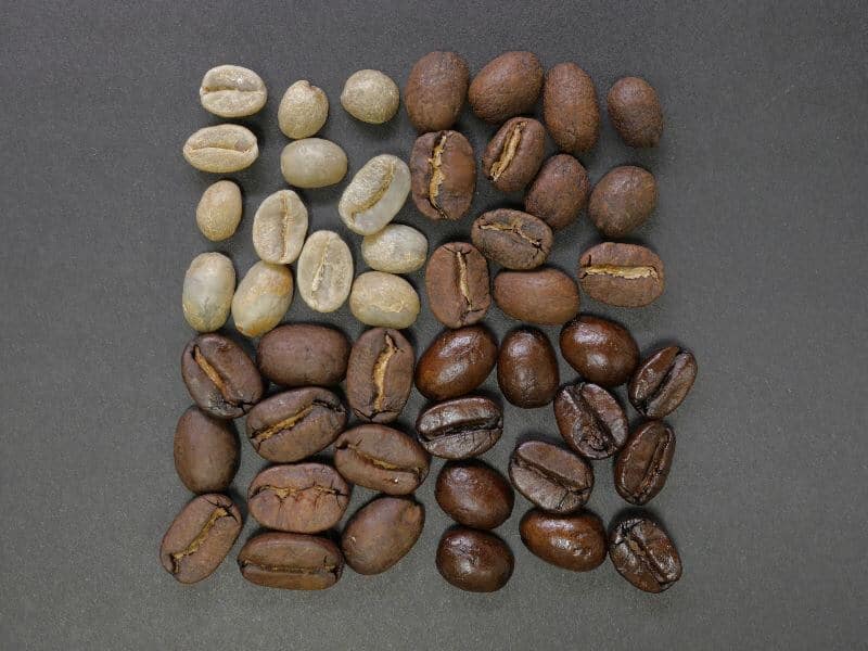 Coffee beans roast