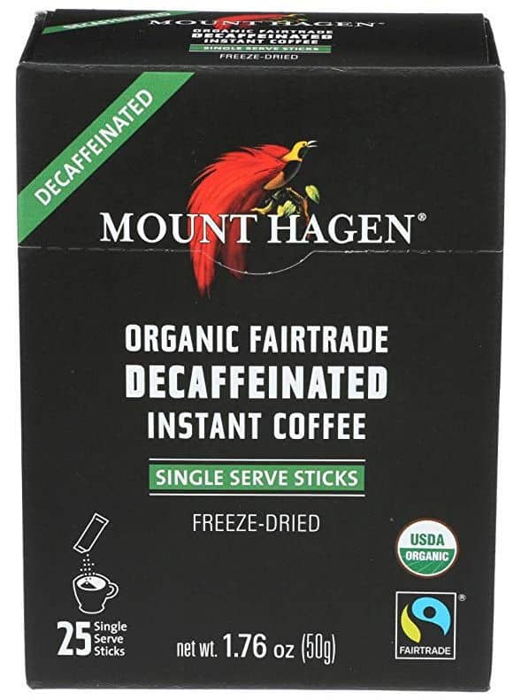 Mount hagen organic instant decaf coffee