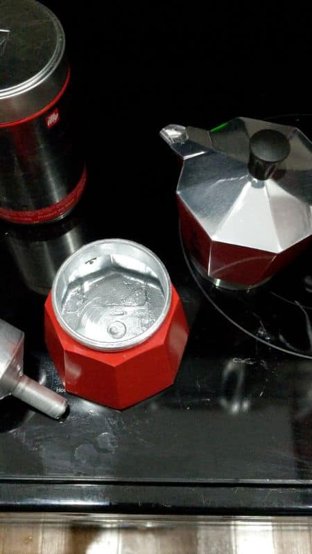 aluminum stovetop moka pot