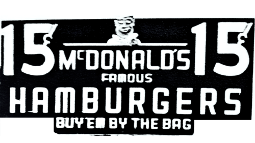 Mcdonalds logo from 1948 until 1953